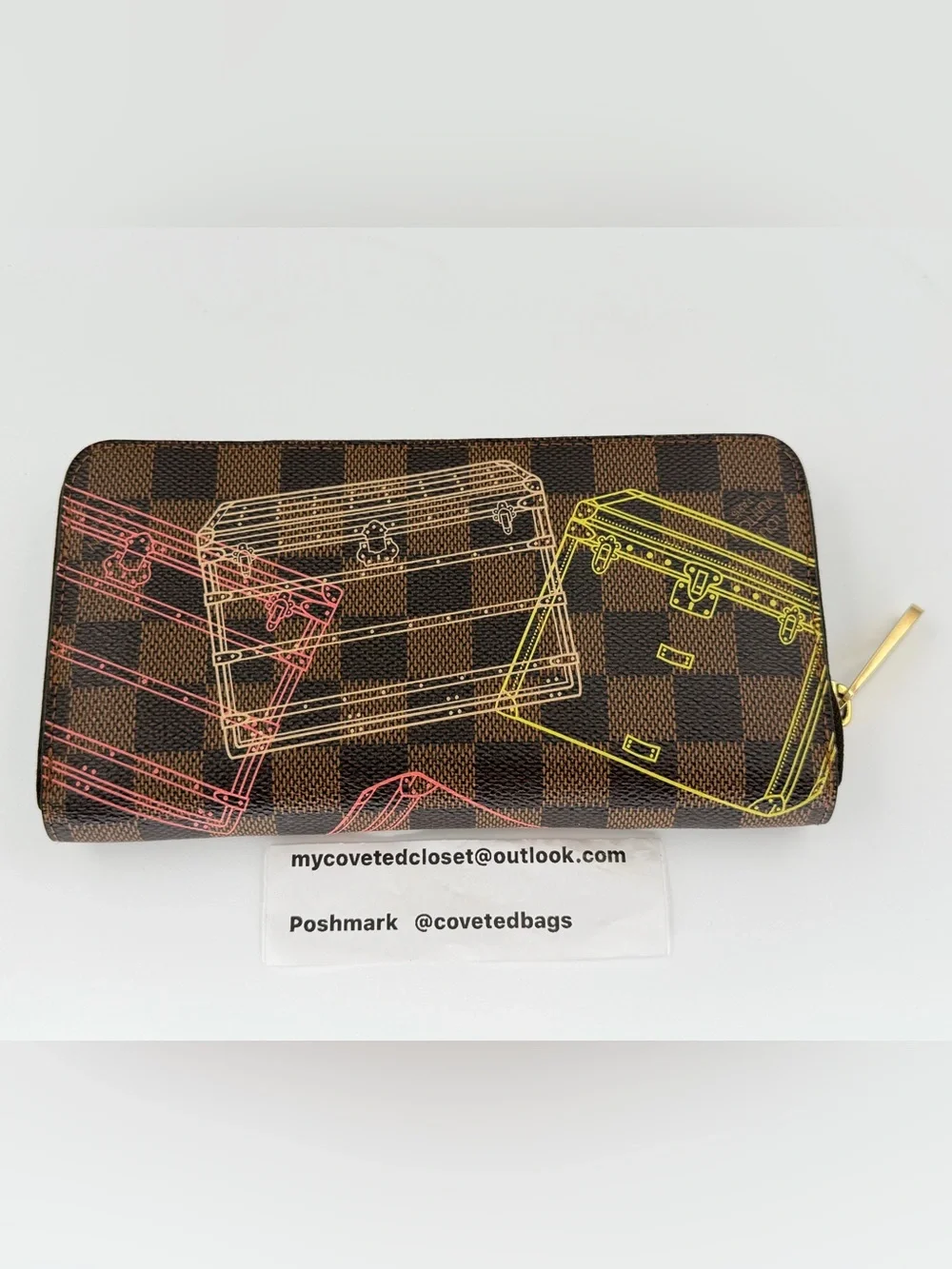 LV Limited Edition “Trunks” Zippy Wallet Excelnt Cndtn w/Box, Dust Bag, and COA! - Picture 5 of 15